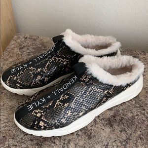 Kendall & Kylie Snakeskin Slippers